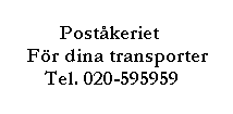 Poståkeriet